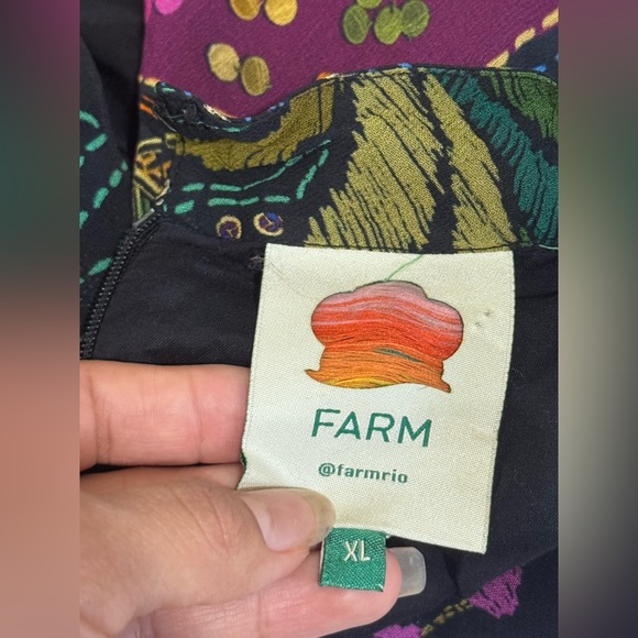 FARM Rio Colorful Patterned Long Sleeve Dress - Picture 3 of 5